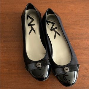 Anne Klein Black Flats